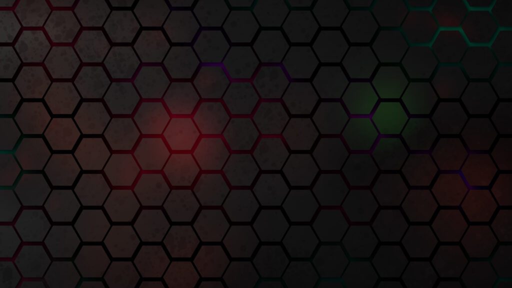 Hexagonal Pattern gaming background with wall texture