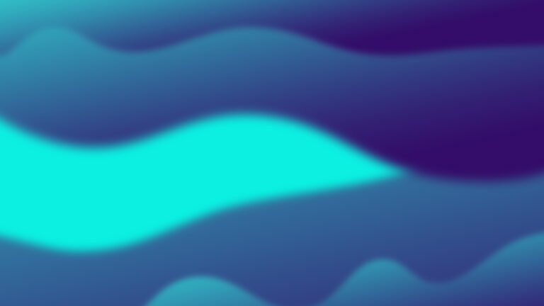 Modern Geometric Harmony Abstract teal and blue Waves in Blur Gradient Colors for Presentation Design and More.