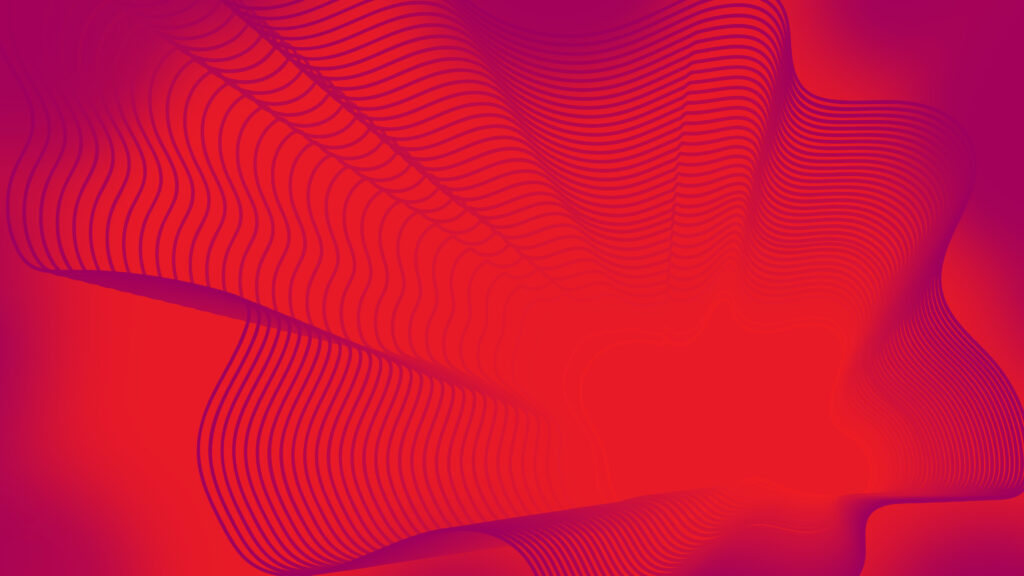 Red Abstract Background Wave Stroke Free