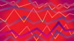 Red Color Abstract Zig Zag Yellow lines