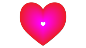 Red and pink color heart transparent image