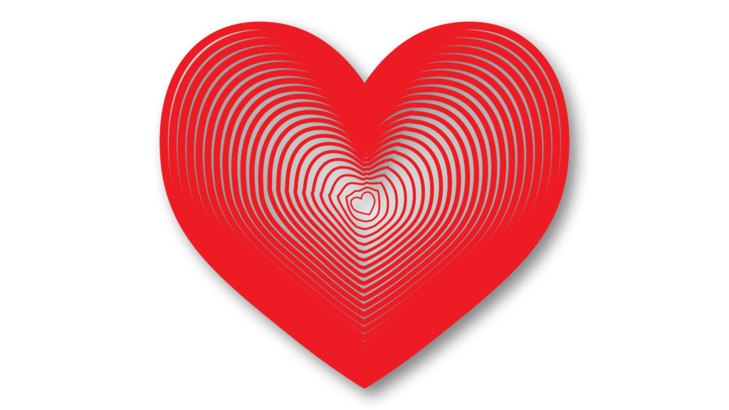 Red color heart png