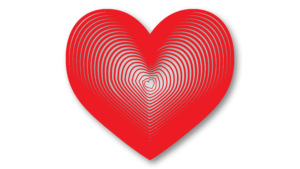 Red color heart png