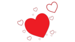 Red color heart png photo download