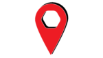 Red color locaion pin png