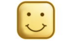 Simple smile emoji transparent background square size