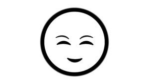 Smily face white color emoji symbol free download