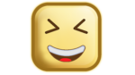 Square brown Emoji 3d png free download