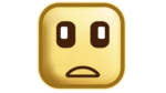 Square emoticon png brown box design download