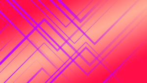 Vibrant Symphony of Gradient Dynamic Lines, Unfolding Across a Bright Pink Canvas, Creating an Abstract Background Design