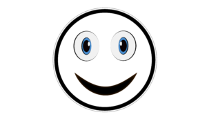 White color smiley face png free download