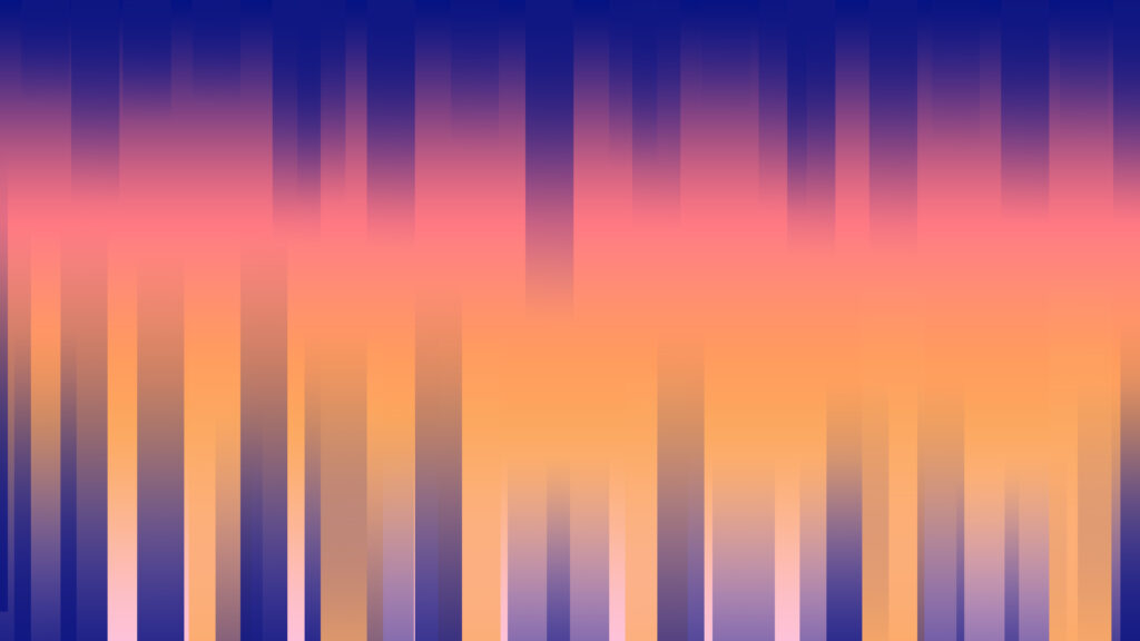 Yellow gradients constructed Applies a linear gradient to each Blue vertical line, Abstract Background