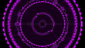 Purple Minimalistic Futuristic Background with a Focus on Advanced Technology and Modern Aesthetics