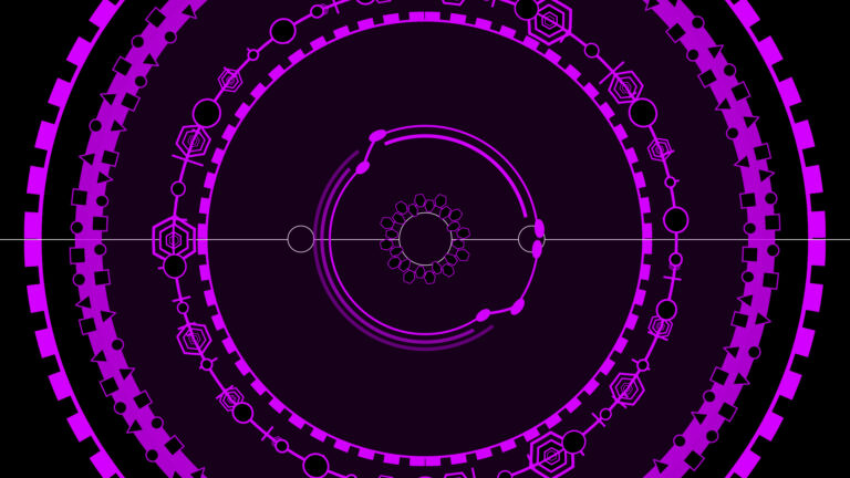 Purple Minimalistic Futuristic Background with a Focus on Advanced Technology and Modern Aesthetics